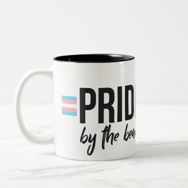 Pride by the Beach mug (Left)
