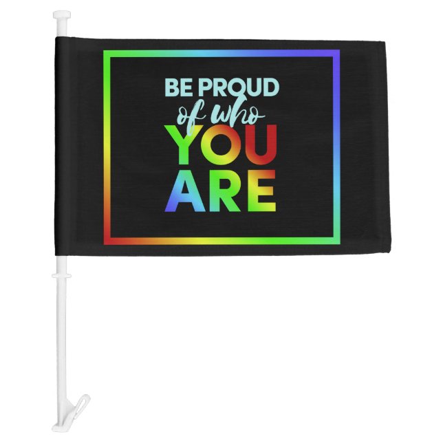 Pride car flag (Front)