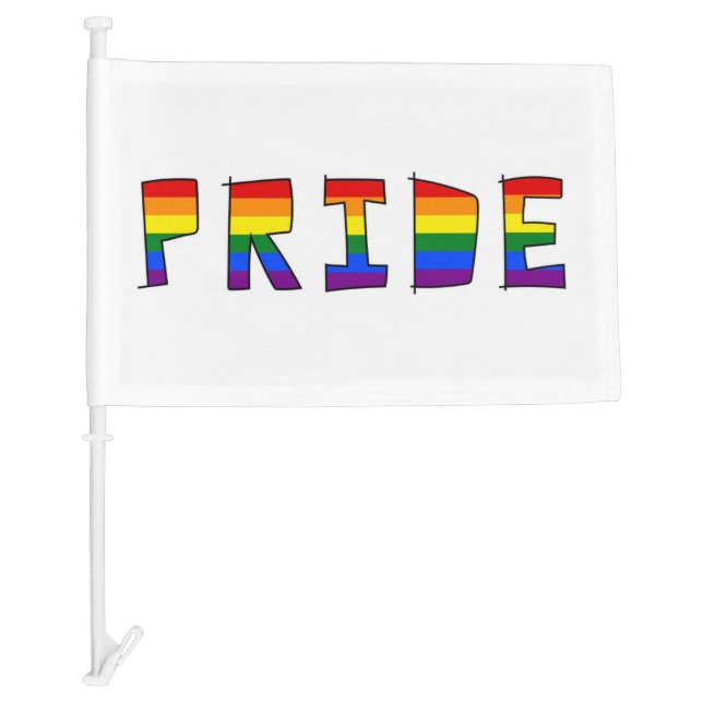 PRIDE CAR FLAG (Front)