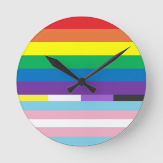 Pride Circle Round Clock