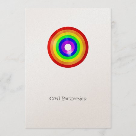 Pride - Civil Partnership Invitation