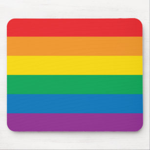 Pride   Colorful Rainbow Design Mouse Pad