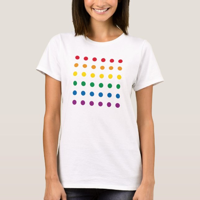 Pride | Colorful Rainbow Design T-Shirt (Front)