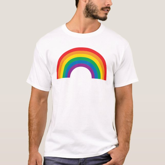 Pride | Colorful Rainbow Design T-Shirt (Front)