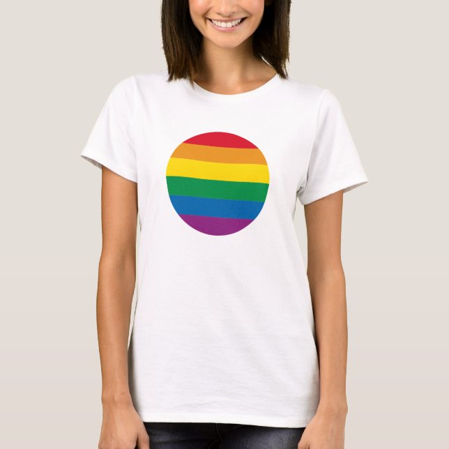 Pride | Colorful Rainbow Design T-Shirt (Front)