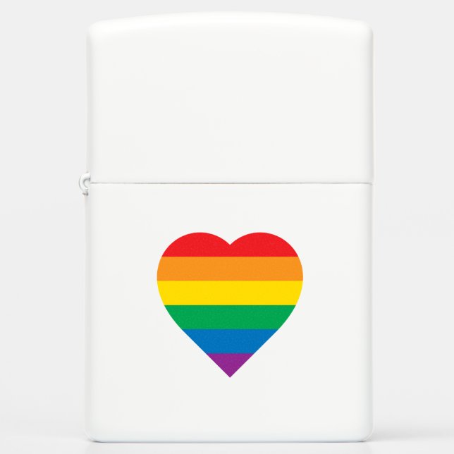 Pride | Colorful Rainbow Design Zippo Lighter (Front)