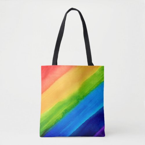 Pride Colorful Rainbow Tote Bag