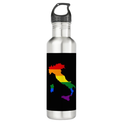 Pride colors of Italy   Stainless Steel Water Bottle