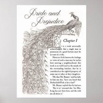 Pride & Damage Poster 18" X 24" by AustenVariations at Zazzle