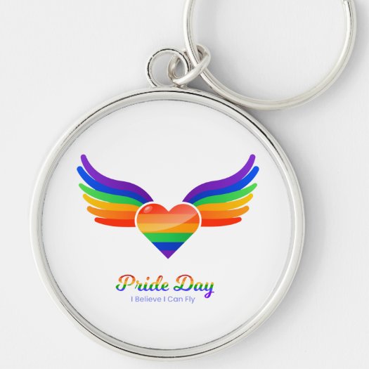 Pride day Heart Wing I Believe I Can Fly 