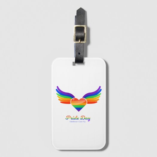 Pride day Heart Wing I Believe I Can Fly