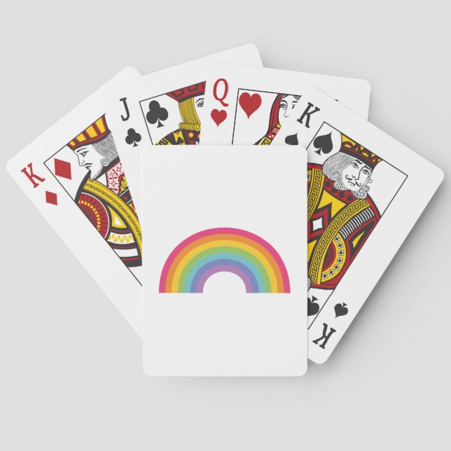 Pride Day Rainbow Poker Cards (Back)