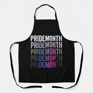 Pride Demon Bisexual Bi Pride Month LGBTQ Gay Lesb Apron