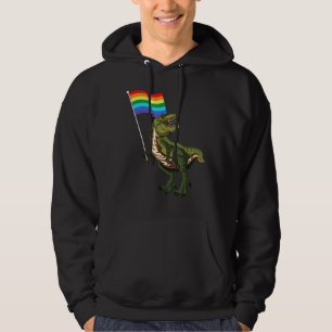 Pride Dinosaur Lgbt Gay Lesbian Transgender Trans Hoodie