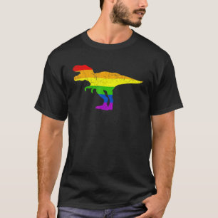 Pride Dinosaur Lgbt Gay Lesbian Transgender Trans T-Shirt