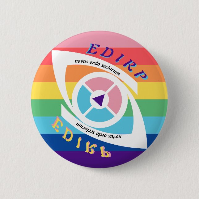 Pride EDIRP Illuminati Logo Pin (Front)