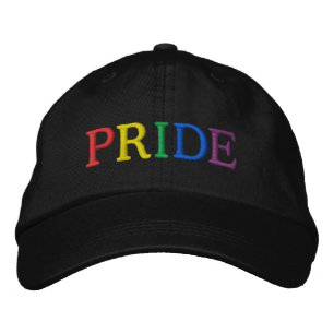 PRIDE EMBROIDERED BASEBALL HAT