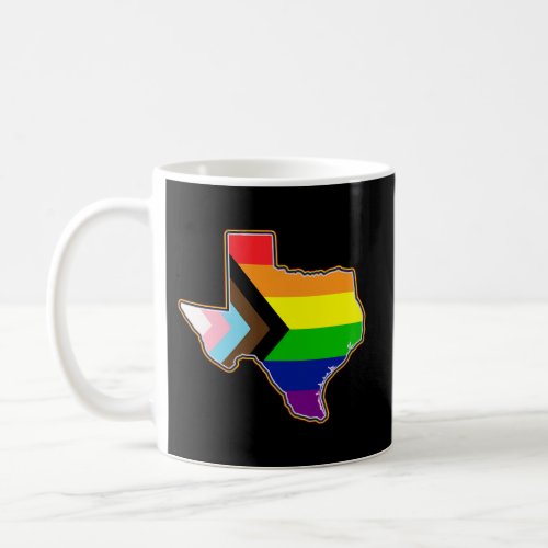 Pride Equality Flag Texas Rainbow Coffee Mug