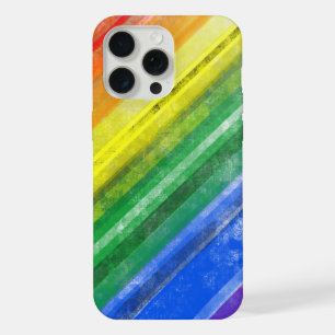 Pride Equality Gay Flag Grunge Stripes LGBTQ Case