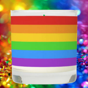 Pride Essence: Rainbow Flag Scented Candle