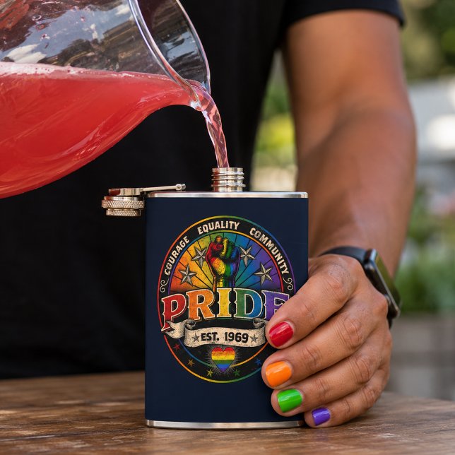 Pride est. 1969 flask (Creator Uploaded)
