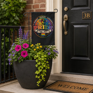 Pride est. 1969 garden flag