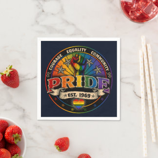 Pride est. 1969 napkins
