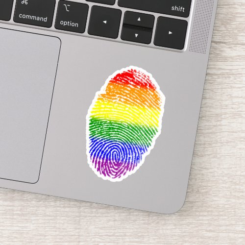 Pride Fingerprint Sticker