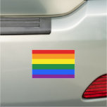 Pride Flag Car Magnet