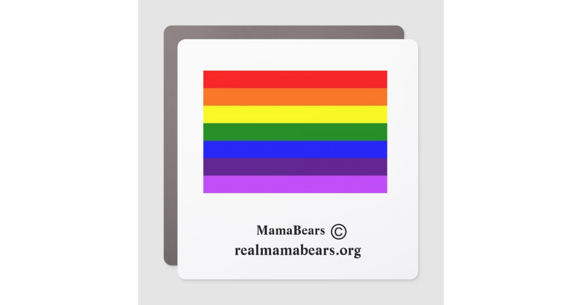 Pride Flag Car Magnet | Zazzle