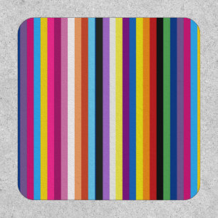 Pride Flag Colorful Stripes Pattern Patch