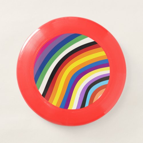Pride Flag Colorful Stripes Pattern Wham_O Frisbee