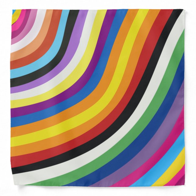 Pride Flag Colors  Leggings Bandana (Front)