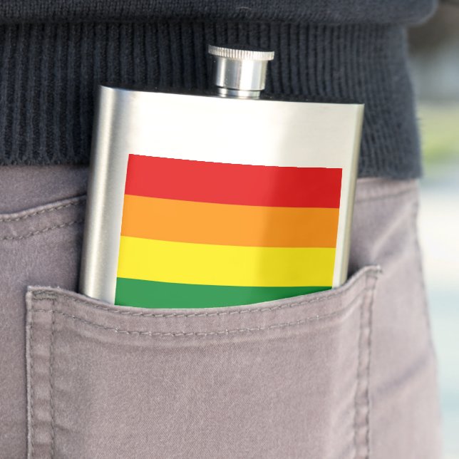 Pride Flag Flask (In Situ)