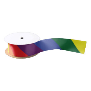 Pride Flag LGBT Satin Ribbon
