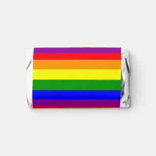 Pride Flag LGBTQIA+ Rainbow Colors Pattern Hershey's Miniatures