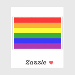 Pride Flag LGBTQIA+ Rainbow Colors  Sticker