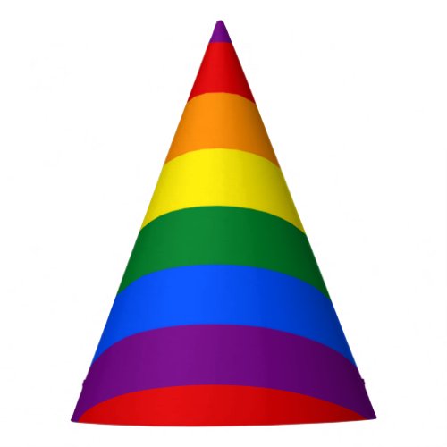 Pride Flag Party Hat
