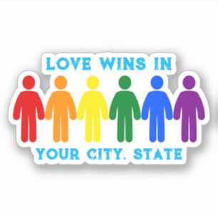 Pride Flag People Sticker