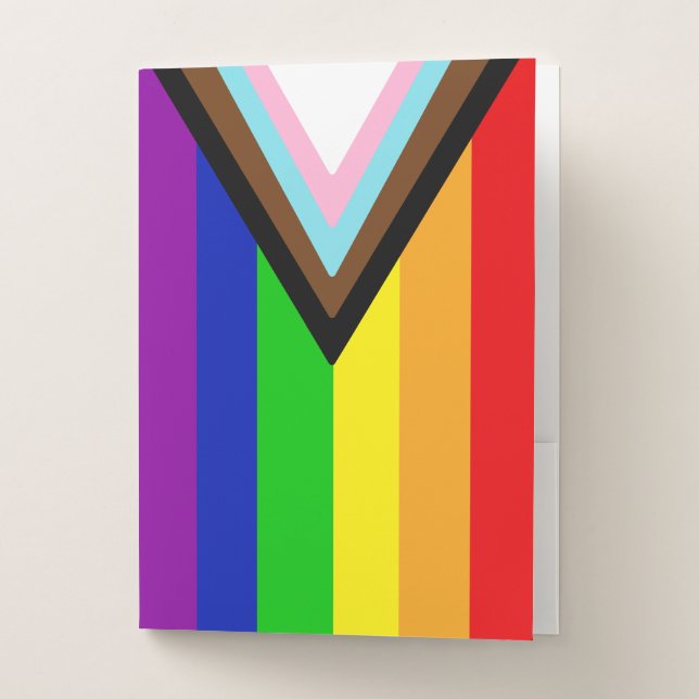 Pride Flag Pocket Folder (Front)