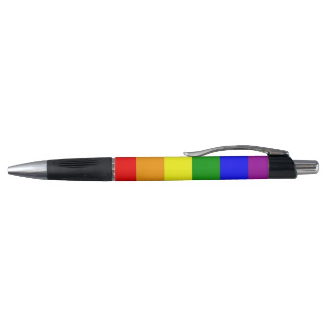 Pride Flag Rainbow Colors LGBTQIA+ Pen (Top)