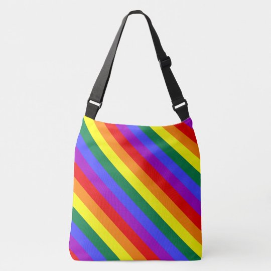 rainbow crossbody purse