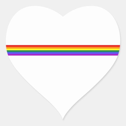 Pride flag rainbow custom sticker