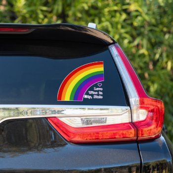 Pride Flag Rainbow Sticker by gravityx9 at Zazzle