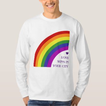 Pride Flag Rainbow T-shirt by gravityx9 at Zazzle