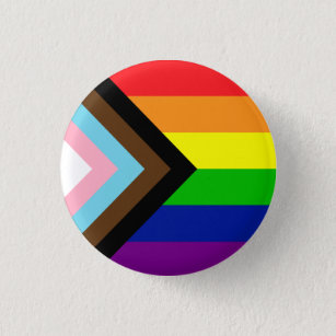 1.5" LGBTQ Rainbow Pride Flag Gay Lesbian Queer LGBT Pin Badge Pinback Button 