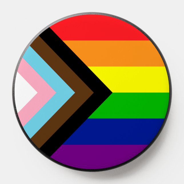 Pride Flag Reboot - trans and POC inclusive PopSocket (Popsocket)