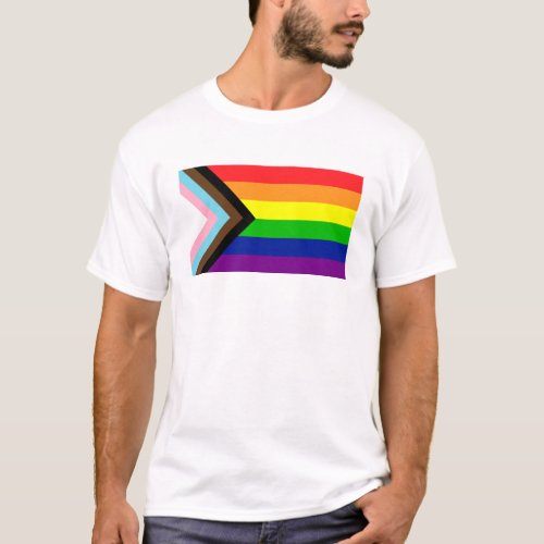 Pride Flag Reboot _ trans and POC inclusive T_Shir T_Shirt