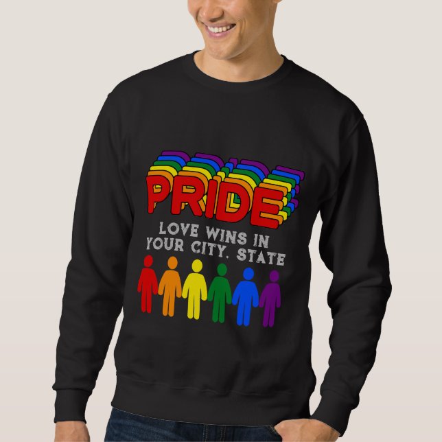 PRIDE Flag  Sweatshirt (Front)