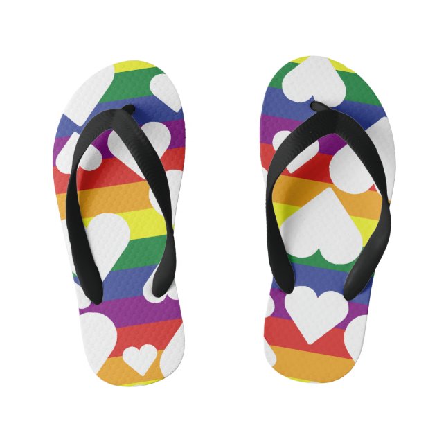 Pride Flips Flops Kid's Flip Flops (Footbed)
